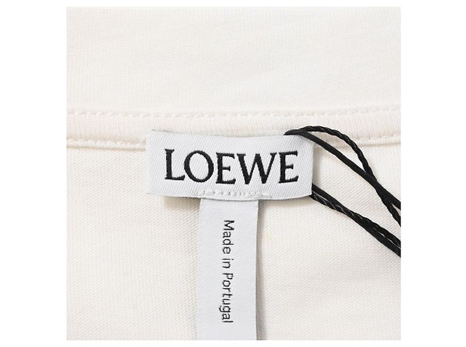 Loewe Totem Window T-Shirt in White Cotton - view 4