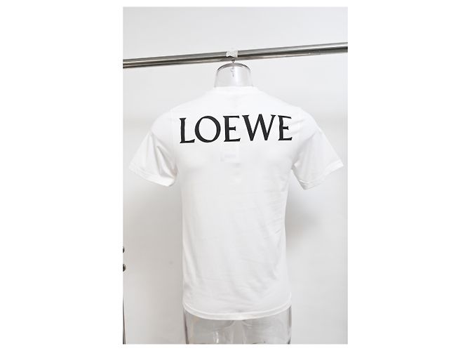 Loewe Totem Window T-Shirt in White Cotton - view 8