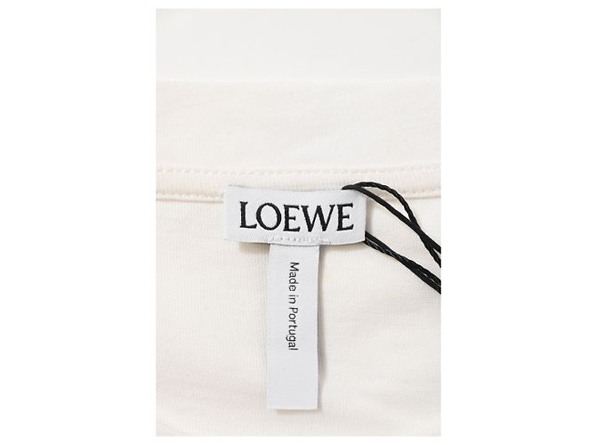 Loewe Totem Window T-Shirt in White Cotton - view 9