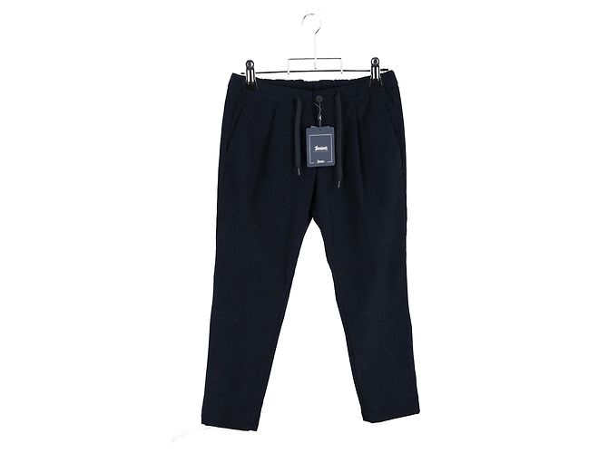 Herno Technical Trousers in Navy Blue Polyseter - view 4