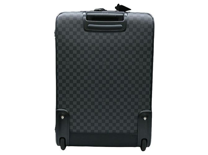 Valigia Louis Vuitton Damier Graphite Pegase 65 Nero - vista 4