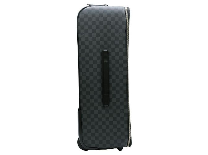 Valigia Louis Vuitton Damier Graphite Pegase 65 Nero - vista 5