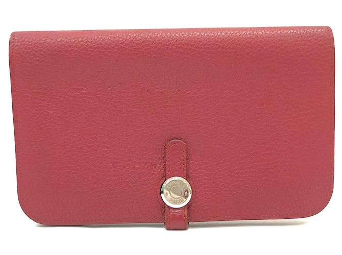 Hermès Portafoglio Lungo GM Dogon Rosso Hermes - vista 2