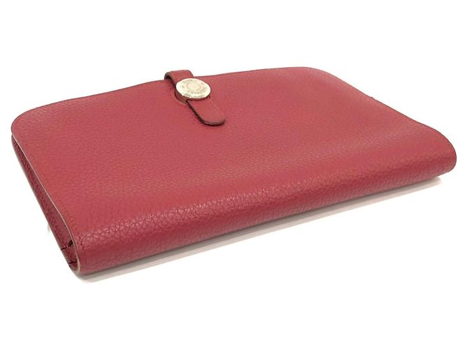Hermès Portafoglio Lungo GM Dogon Rosso Hermes - vista 5