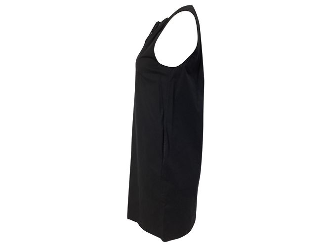 Nallane Light Poplin Kleid von Theory aus schwarzer Baumwolle - Ansicht 5