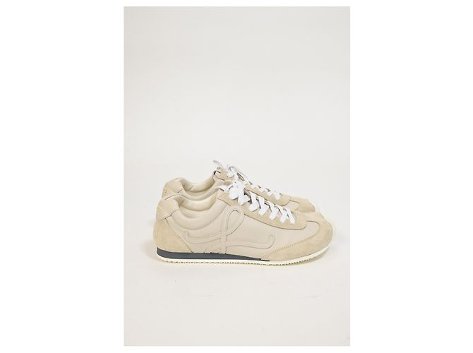 Loewe Ballet Runner 2.0 Sneakers aus beigem Kalbsleder - Ansicht 12