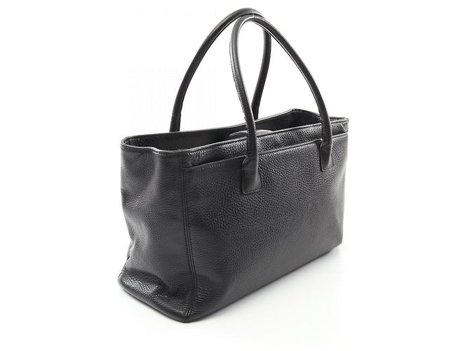 Executive Bolso Tote de Cuero Ejecutivo Chanel Negro - vista 2