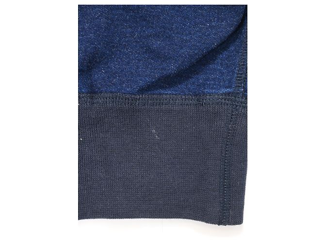 Felpa con collo rotondo e patch teschio Alexander McQueen in cotone blu Blu navy - vista 14