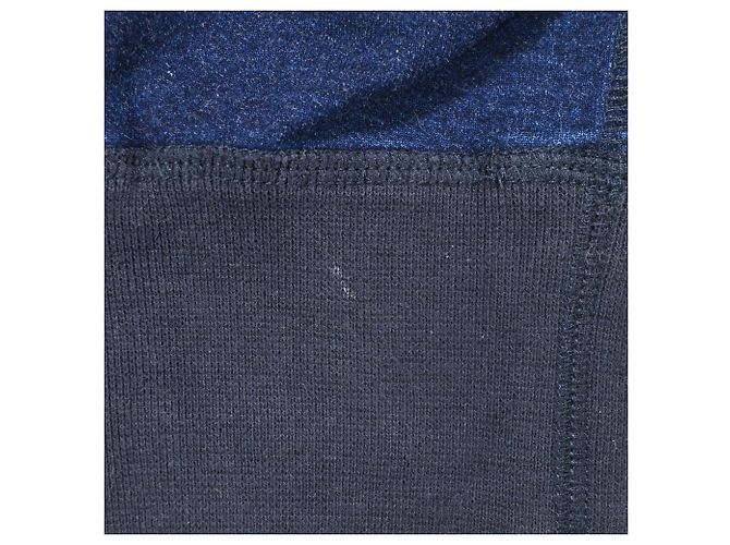Felpa con collo rotondo e patch teschio Alexander McQueen in cotone blu Blu navy - vista 7