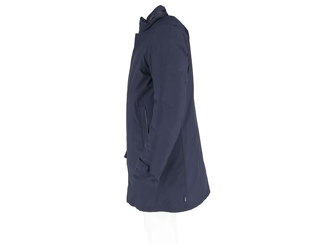 Jaqueta de down Herno de 2 camadas em Gore-Tex em nylon azul marinho - vista 5