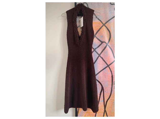 Bottega Veneta Kleid braun Viscose - Ansicht 3