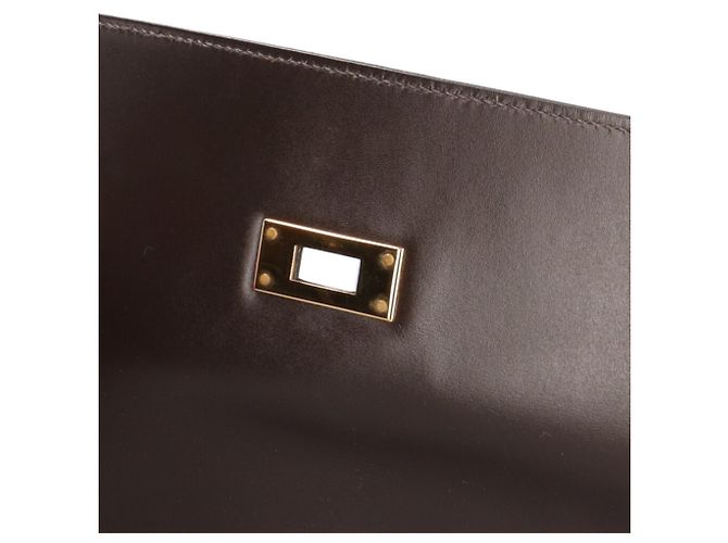 Hermès Borsa Hermes Kelly Depeche 38 Marrone - vista 15