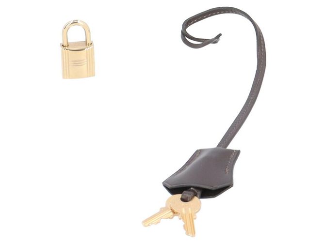 Hermès Borsa Hermes Kelly Depeche 38 Marrone - vista 17