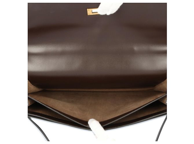 Hermès Borsa Hermes Kelly Depeche 38 Marrone - vista 7