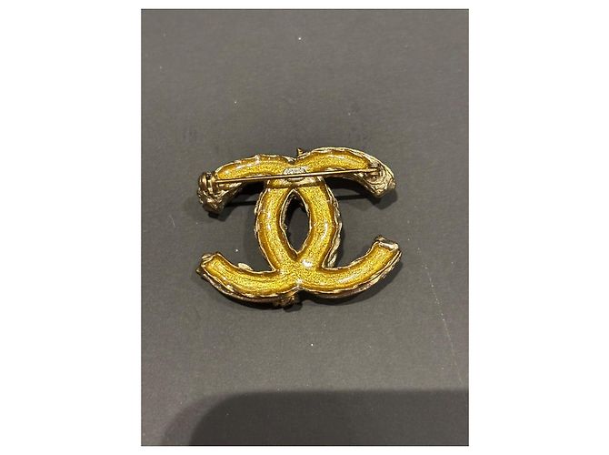 Spille con il logo CC di Chanel D'oro - vista 3