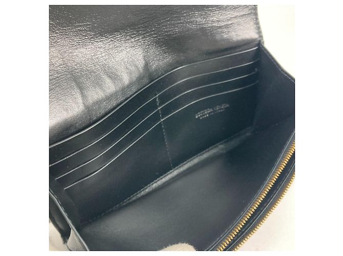 Cartera Larga Bottega Veneta Negro - vista 7