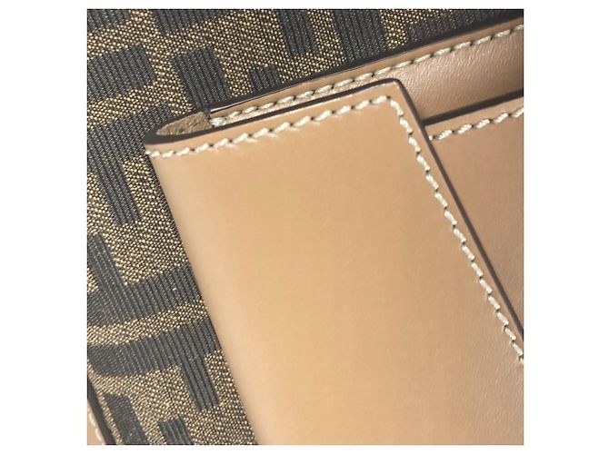 Borsa Fendi Zucca Soft Trunk Marrone Beige - vista 10