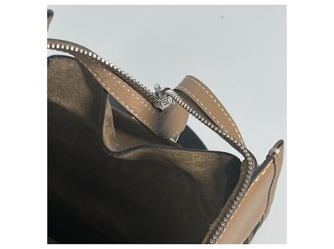 Borsa Fendi Zucca Soft Trunk Marrone Beige - vista 14