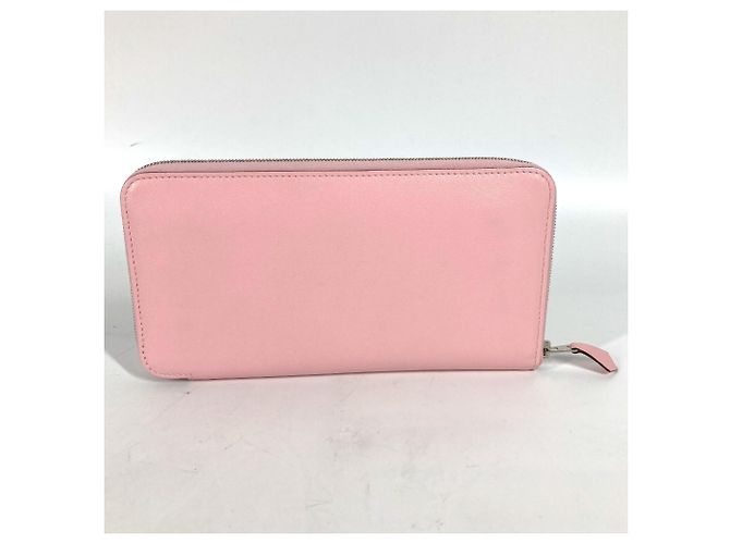 Hermès Hermes Azap langer runder Geldbeutel in Rosé Sakura Pink - Ansicht 2