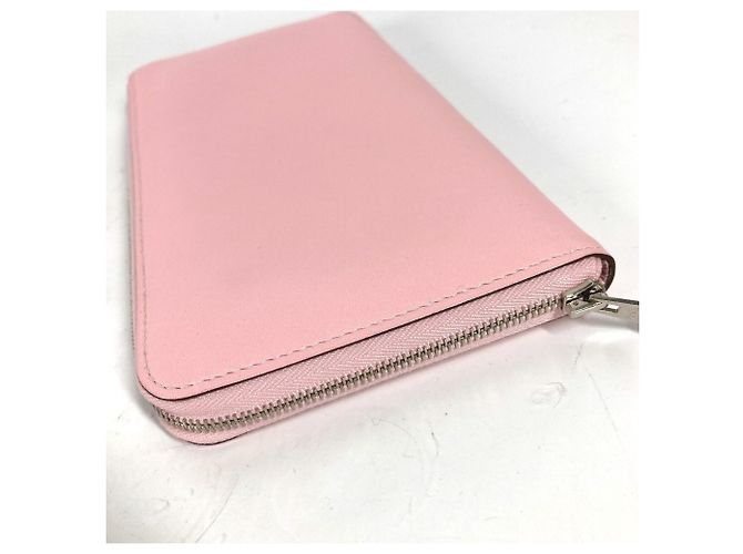 Hermès Hermes Azap langer runder Geldbeutel in Rosé Sakura Pink - Ansicht 4