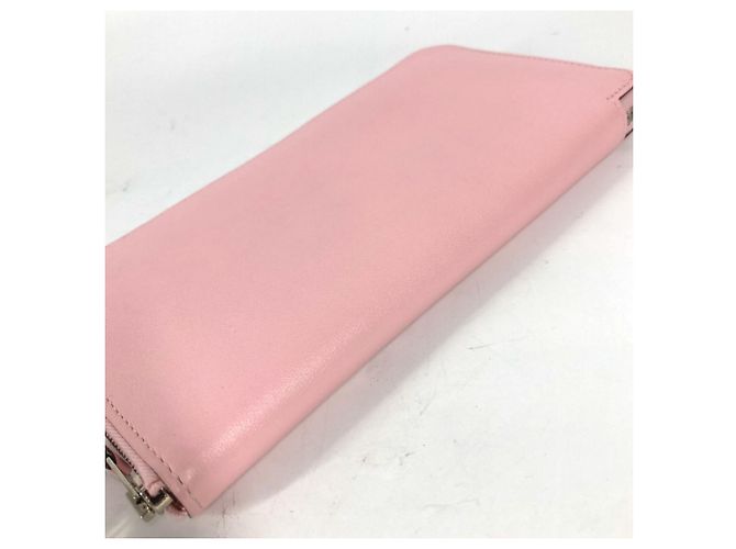 Hermès Hermes Azap langer runder Geldbeutel in Rosé Sakura Pink - Ansicht 5