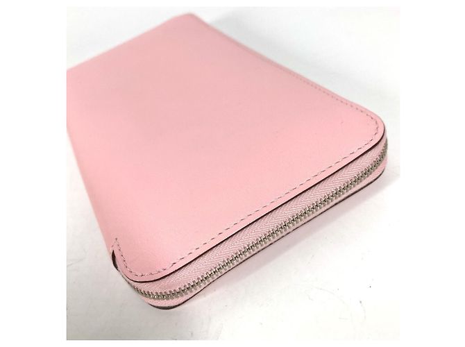 Hermès Hermes Azap langer runder Geldbeutel in Rosé Sakura Pink - Ansicht 6