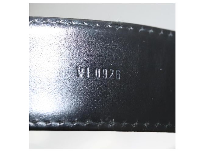 LOUIS VUITTON Cintura Epi 37,4" Nera M6832 LV Auth 121486 Nero - vista 11