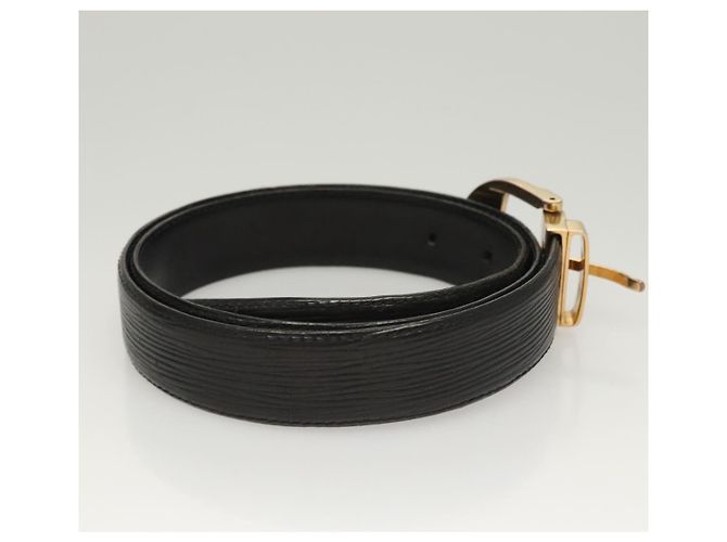 LOUIS VUITTON Cintura Epi 37,4" Nera M6832 LV Auth 121486 Nero - vista 5
