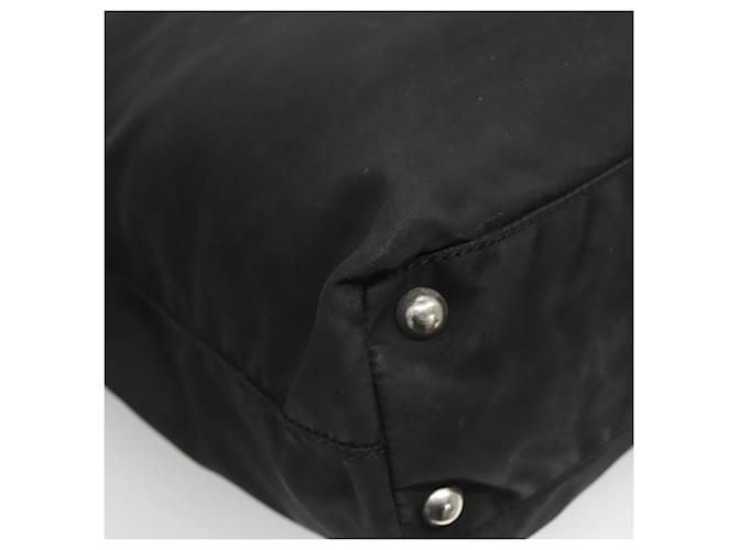 PRADA Borsa Tote Nylon Nera Argento Auth am8250 Nero - vista 17