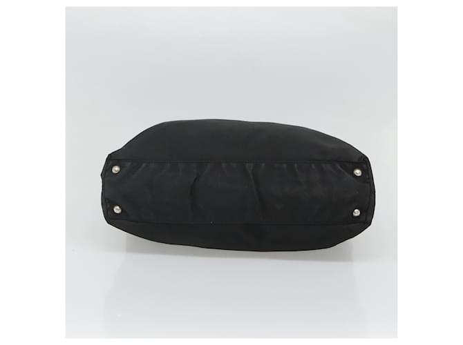 PRADA Borsa Tote Nylon Nera Argento Auth am8250 Nero - vista 5