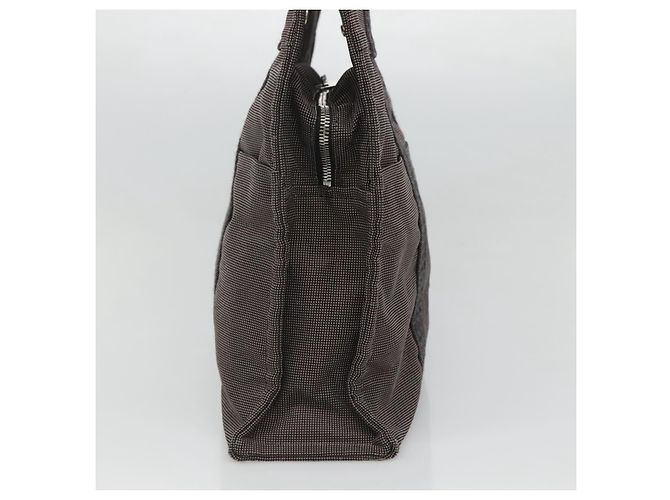 Hermès HERMES Handtasche Her Line MM aus grauem Canvas Auth kk463 Braun - Ansicht 3