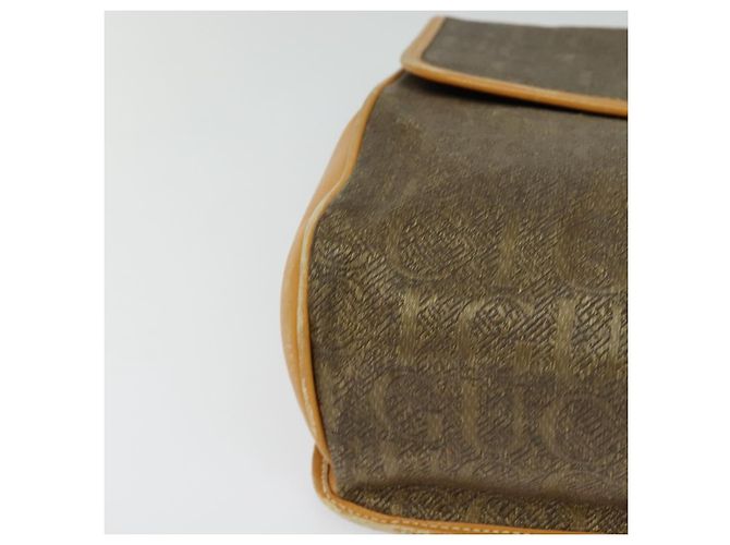 Borsa a mano GUCCI in tela 2 vie beige oro 000 46 0274 Auth th5937 - vista 14