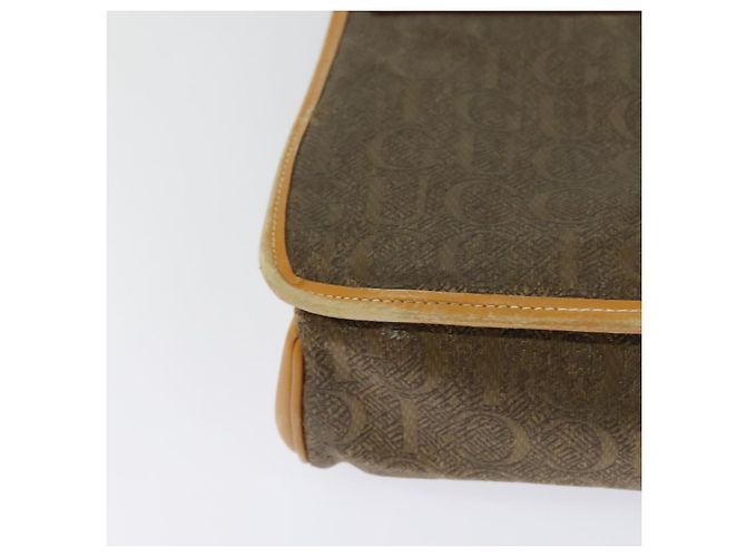 Borsa a mano GUCCI in tela 2 vie beige oro 000 46 0274 Auth th5937 - vista 16