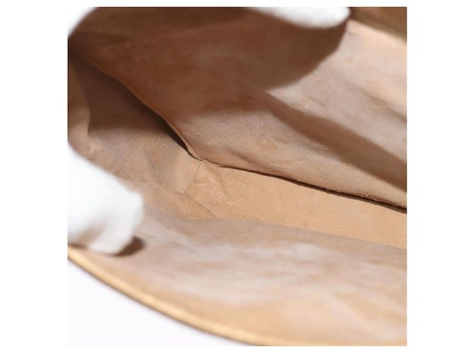 Borsa a mano GUCCI in tela 2 vie beige oro 000 46 0274 Auth th5937 - vista 20
