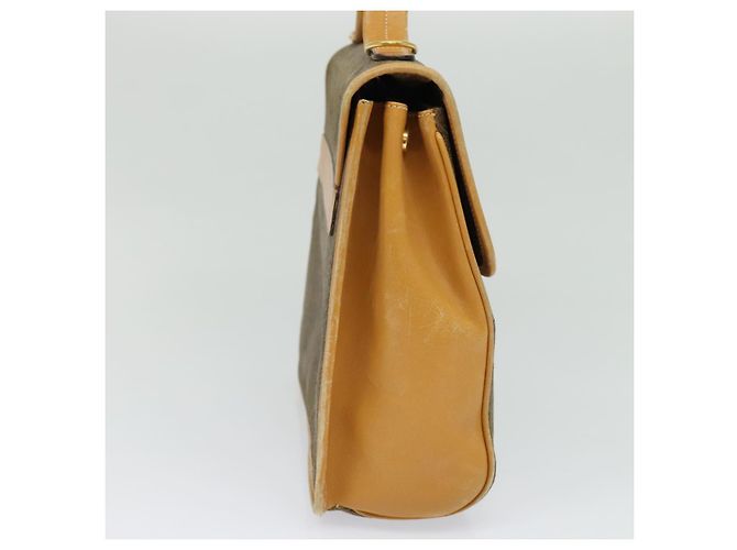 Borsa a mano GUCCI in tela 2 vie beige oro 000 46 0274 Auth th5937 - vista 3
