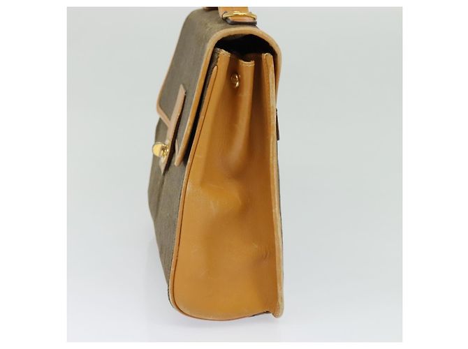 Borsa a mano GUCCI in tela 2 vie beige oro 000 46 0274 Auth th5937 - vista 4