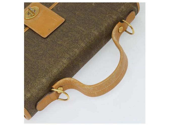 Borsa a mano GUCCI in tela 2 vie beige oro 000 46 0274 Auth th5937 - vista 6
