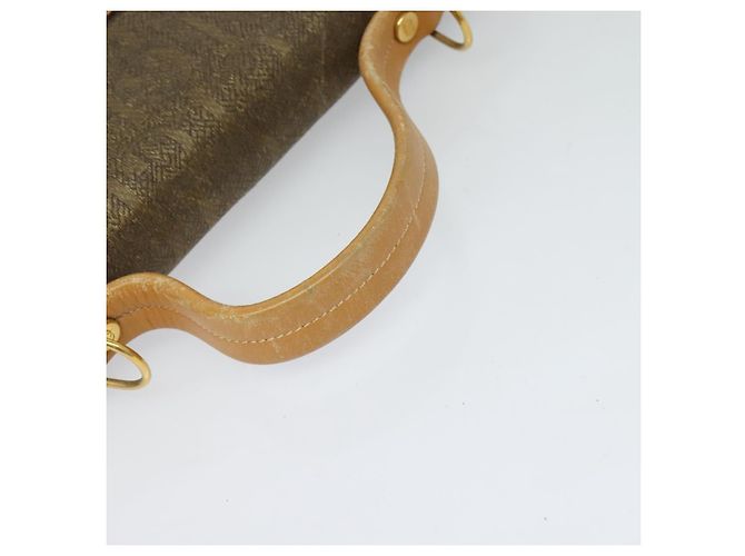 Borsa a mano GUCCI in tela 2 vie beige oro 000 46 0274 Auth th5937 - vista 7