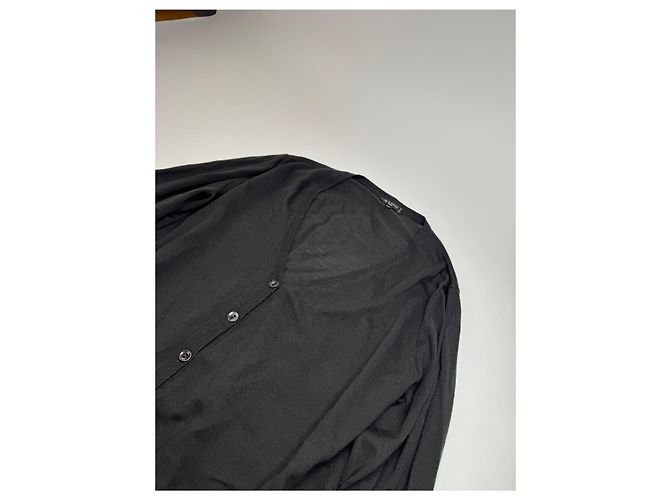 Vintage Etro Wollcardigan 48/M Anthrazitgrau - Ansicht 12
