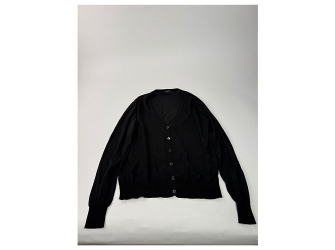 Vintage Etro Wollcardigan 48/M Anthrazitgrau - Ansicht 15