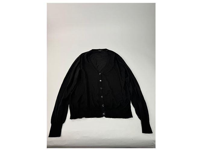 Vintage Etro Wollcardigan 48/M Anthrazitgrau - Ansicht 3