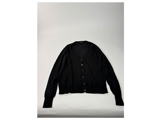 Vintage Etro Wollcardigan 48/M Anthrazitgrau - Ansicht 7