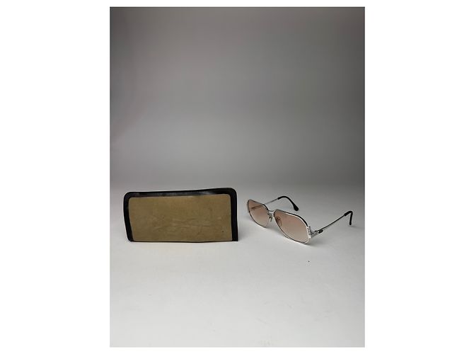 Occhiali da sole vintage Yves Saint Laurent Argento - vista 13