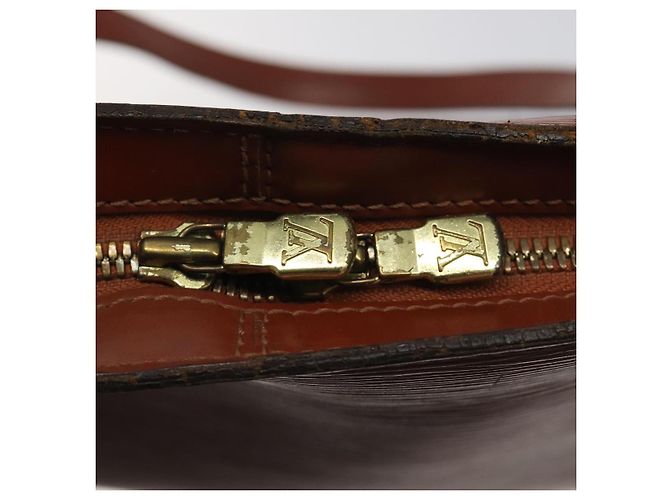 LOUIS VUITTON Epi Lussac Schultertasche Braun M52283 LV Auth 119810 - Ansicht 10
