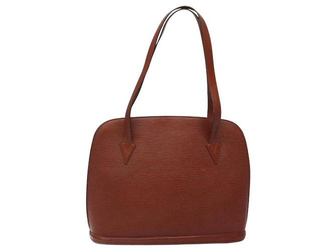 LOUIS VUITTON Epi Lussac Schultertasche Braun M52283 LV Auth 119810 - Ansicht 13