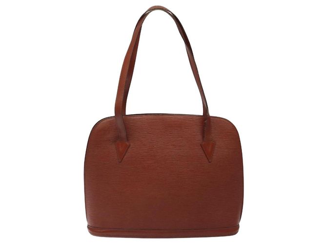 LOUIS VUITTON Epi Lussac Schultertasche Braun M52283 LV Auth 119810 - Ansicht 2