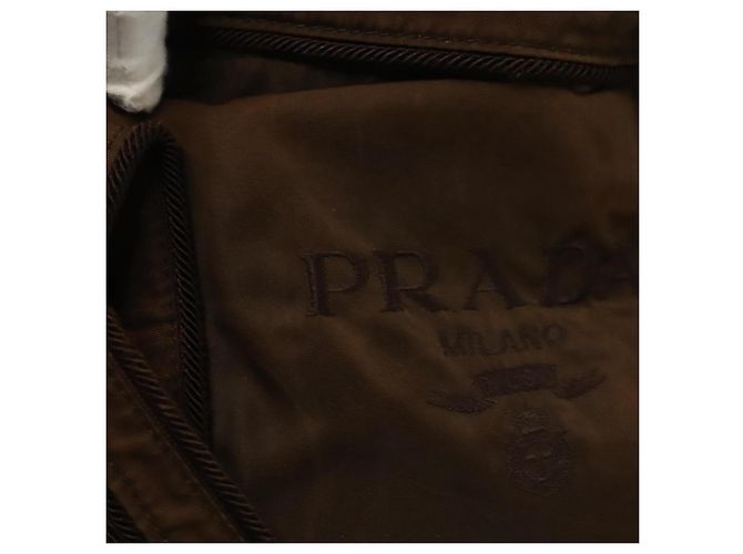 PRADA Tote Bag Nylon Braun Auth th5852 - Ansicht 17