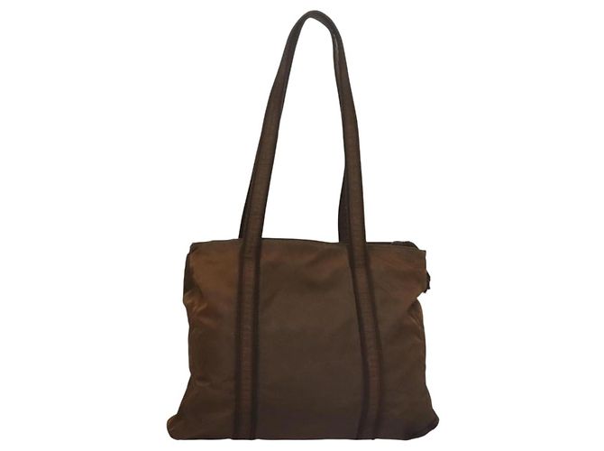 PRADA Tote Bag Nylon Braun Auth th5852 - Ansicht 2