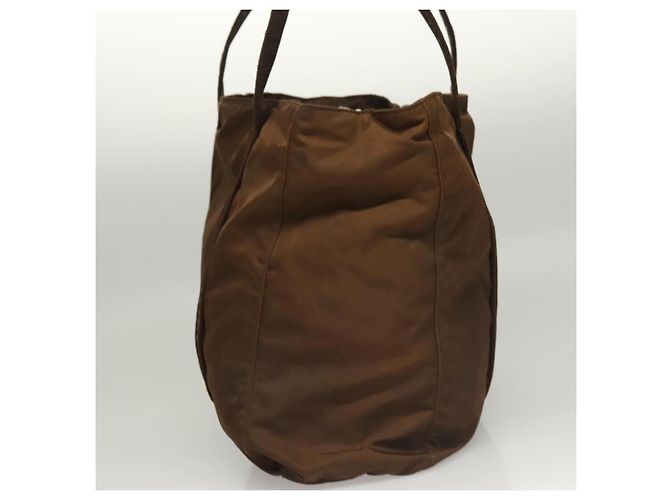 PRADA Tote Bag Nylon Braun Auth th5852 - Ansicht 4
