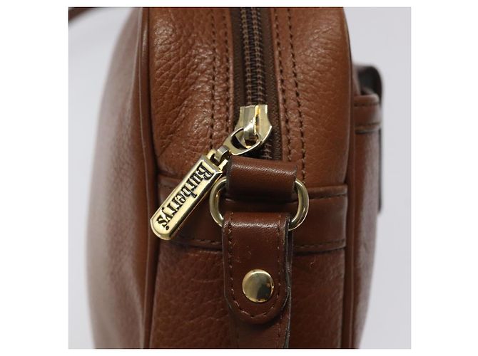 Autre Marque Borsa a Spalla Burberrys in Pelle Marrone Oro Auth ep8711 D'oro - vista 10